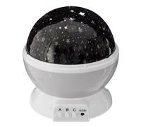 Veilleuse projecteur rotative star gris