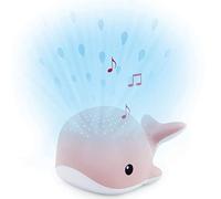 Veilleuse projecteur Wally la baleine rose - Zazu