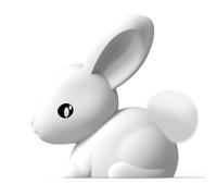 Veilleuse Rechargeable Souple Lapin Blanc