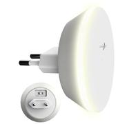 Veilleuse secteur ronde LED CCT avec capteur d'obscurité [Lunartec]