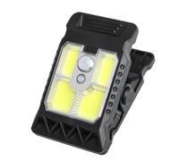 Veilleuse solaire LED - Veilleuse | Petite lampe solaire de sécurité 300 lm, éclairage de clôture à maillons de chaîne pour sécurité extérieure, éclairage à clip pour affichage, veilleuse économe en