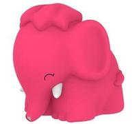Dhink Veilleuse souple en silicone Donnie L'éléphante Rose G
