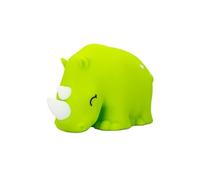 Dhink Veilleuse souple en silicone Scott le Rhinocéros LED Vert G