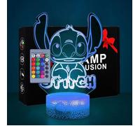 Veilleuse Stitch : veilleuse Stitch 16 couleurs avec bande lumineuse LED 3D, télécommande et commande t VEILLEUSE HORS PUERICULTURE
