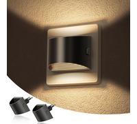 Veilleuse Sur Prise Avec Capteur Automatique De Crépuscule, 2 Pièces Veilleuse Sur Prise À Intensité Variable, Led Blanc Chaud 3000k (30/60/100 Lm), Idéal Pour Chambre D'enfant, Couloir