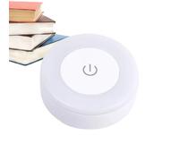 Veilleuse Tactile - Boîtier ABS Rond Rechargeable, Réglage Luminosité Par Tapotement, Éclairage Ambiant Doux Style, Applique Murale Décorative | Chambre Bébé Couloir Usage Soir Confort Orientation