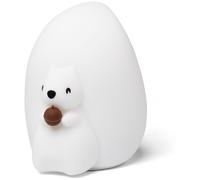 Little L Veilleuse lumineuse Écureuil tactile en silicone avec télécommande Écru TU