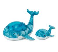 Veilleuse tranquil whale family bleue