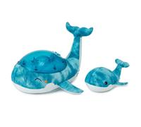 Peluche Veilleuse Tranquil Whale Family Blue NC