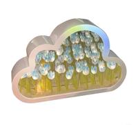Veilleuse tulipe nuage bricolage avec miroir, lampe de table romantique