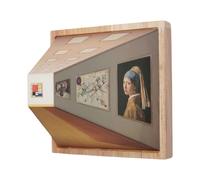 Veilleuse Visuelle À L'oeil Nu, Lampe De Nuit Murale À Illusion D'optique, Effet De Lumière À Trois Couleurs, Cadre Photo, Suspension Murale Alimentée Par USB Pour Chambre À Coucher, Couloir