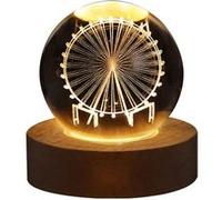 Veilleuses Boule de Cristal Usb puissance Lampe Nuit Version Grande Roue G