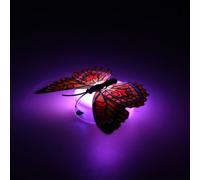 Veilleuses Led Colorées En Forme De Papillon, Applique Murale, Décoration Pour Chambre D'enfants, Lampe Décorative Durable Et Économe En Énergie