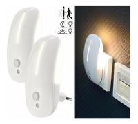 Veilleuses murales à LED - LUNARTEC - avec capteurs de mouvement et de luminosité