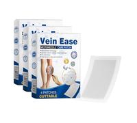 Vein Ease Microdarts Pansement de soin professionnel pour les jambes Vein Ease - Favorise la circulation sanguine - Soin des jambes avec des ingrédients naturels pour tous les types de peau