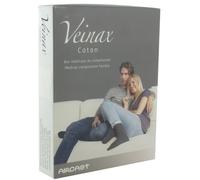 Veinax Chaussettes Homme Coton Classe 2 Long Noir Taille 2 Paire 1