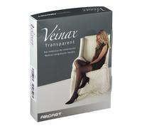 Veinax Transparent Bas médicaux de compression Noir Classe 2 Taille 4 Chaussettes 1 pc(s)
