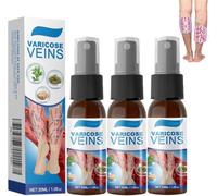 Veinguard Herbal Spray - Professional Varicose Vein SoothingSpray, Natural Vein Healing Varicose Veins Treatment Sprays for Legs, Fast-Absorbing Formula, Improve The Appearance,30ml (3)