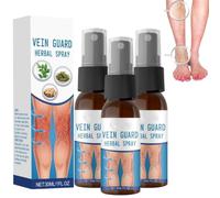 VeinGuard Spray aux herbes, Varicose Veins Sprays, Venoaid Sprays, VeinGuard Herbal Spray, améliore l'apparence des veines des jambes, 30ml/pc (3PC, 30ML/PC)