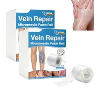 Veinrepair Lot de 2 patchs de réparation veineuse - Rouleau de patchs de réparation avancés - Doux pour la peau - Pour jambes fatiguées - Idéal pour une utilisation quotidienne, les voyages et le