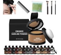 Veinsgrain Root Coverup, Veinsgrain Hair Dye, Veinsgrain Hair Color, Veinsgrain Grain Hair Color, Root Touch Up Powder With Mirror, Water & Sweat Resistant Hairline Powder(#12 Medium Blonde)