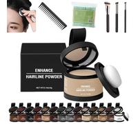 Veinsgrain Root Coverup, Veinsgrain Hair Dye, Veinsgrain Hair Color, Veinsgrain Grain Hair Color, Root Touch Up Powder With Mirror, Water & Sweat Resistant Hairline Powder(#10 Light Blonde)