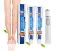 Veinshealth Kit de thérapie à la lumière bleue pour varices avec stylo de thérapie à la lumière bleue (2 crèmes + 1 stylo)