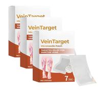 VeinTarget Microdarts Pansement professionnel contre les varices sur les jambes, pansement VeinTarget, traitement des jambes avec des ingrédients naturels pour tous les types de peau