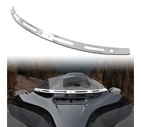 VEISUTOR Garniture de Pare-Brise Fendue pour Harley Street Glide 14-23, en Acier Inoxydable pour Harley Tri Glide Street Glide Electra Glide Ultra Classic CVO 2014-2023 Accessoires