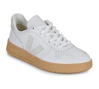 Chaussures Veja V-10 Leather blanc marron femme - 37