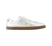 Veja - Baskets en Cuir Argent - Style Panenka - Femme - Chaussures - Gris - Taille: 41 EU