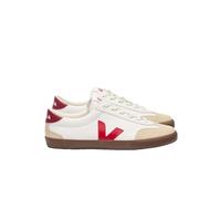 Veja Chaussures Volley O.T. Cuir blanc beige rouge Femme Pointure 37