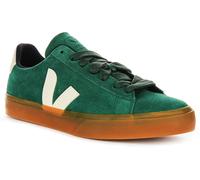 Veja Campo Bold Gum Sole Lace-Up En Suède Cuir Baskets Femmes Vert UK 3 - 8