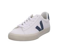 Veja Campo Chromefree Men's Trainers with California Logo Suede Leather (Weiß Blau, EU 43)
