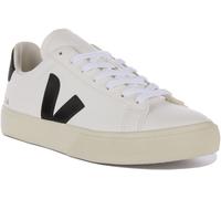 Veja Campo Chromefree Suède Cuir Lacets Femmes Baskets Blanc Noir UK 3 - 9