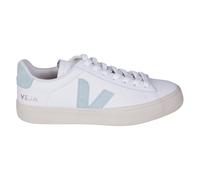 Veja Baskets CAMPO Blanc/Pastel Cuir ChromeFree et Suède Lacets en coton biologique 40