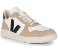 VEJA Chromefree Sahara Daim Plateforme Cuir Hommes Baskets Blanc Gris UK 6 - 12