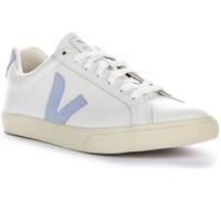 Veja Esplar Logo Smooth Leather Trainer Blanc Lilas Femmes UK 3 - 8