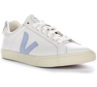 Veja Esplar Logo Smooth Leather Trainer Blanc Lilas Femmes UK 3 - 8