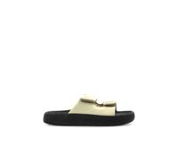 Veja - Etna Bold Leather Slides - Femme - Chaussures - Beige - Taille: 36 EU