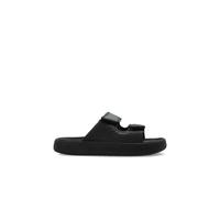 Veja - Etna Bold Leather Slides - Homme - Chaussures - Noir - Taille: 44 EU