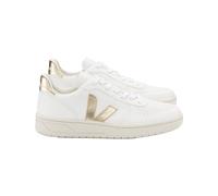 Baskets - VEJA - V-10 - Cuir chromefree - Blanc bronze 40