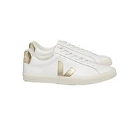 Veja Fair Trade - Chaussures en cuir - Esplar Logo Extra-White Platine en Coton - Taille 37 - Or Or 37