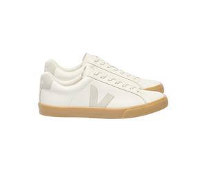 Veja Fair Trade - Chaussures en cuir - Esplar Logo Pure Natural pour Femme en Coton - Taille 41 - Blanc Blanc 41