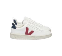 Veja Fair Trade - Sneakers en cuir - V-12 Extra-White Marsala Nautico pour Homme en Coton - Taille 44 - Blanc Blanc 44