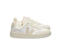 Veja Fair Trade - Sneakers en mesh et en cuir - V-90 White Pierre en Coton - Taille 42 - Blanc Blanc 42