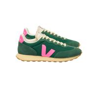 Veja Fair Trade - Sneakers légères et respirantes - Rio Branco II Poker Sari en Cuir - Taille 37 - Vert Vert 37