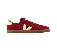 Veja, Homme, Chaussures, Rouge, Taille: 36 EU Baskets en Cuir Bordeaux - Style Panenka