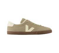 Veja, Homme, Chaussures, Vert, Taille: 39 EU Baskets en Cuir Kaki avec Détails en Daim