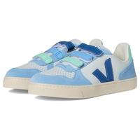 Veja Kids, Unisex, Small V-10 Chromefree (Little Kid/Big Kid), Ice/Multico Indigo, EU 30, Medium